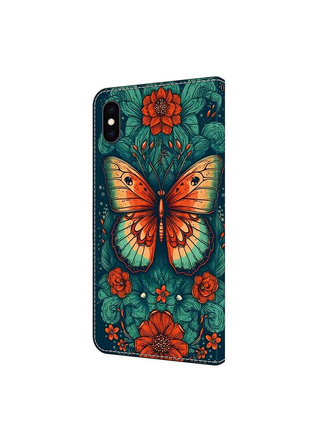 S-TOP Case For iPhone XS Max Crystal Painted Leather Phone case - Image 3