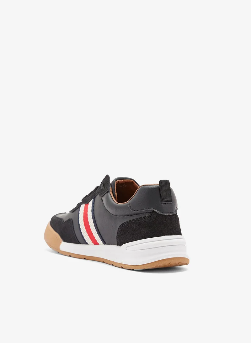 Seventy Five  Webbing Detail Retro Sneakers for Men | Best Price UAE