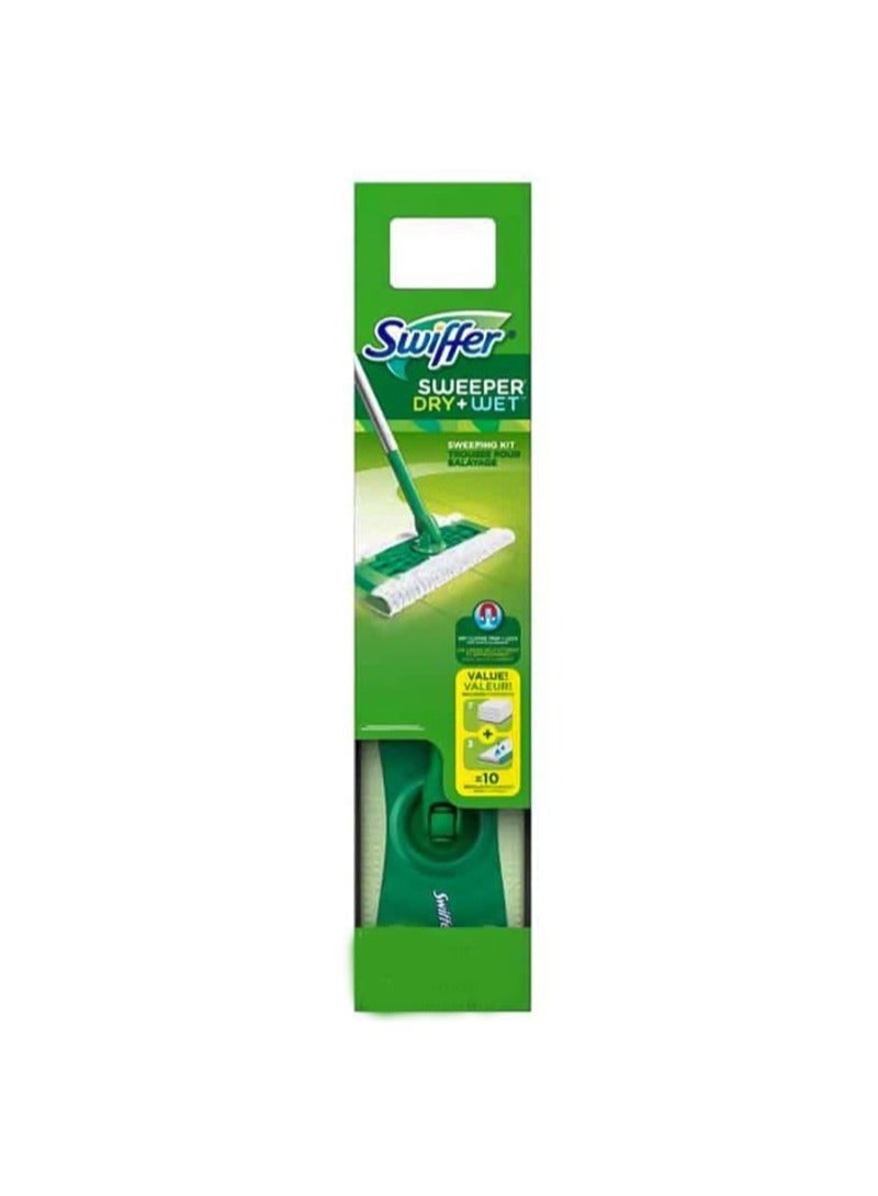 Swiffer مجموعة أدوات المسح الجاف والرطب من سويفر سويبر
