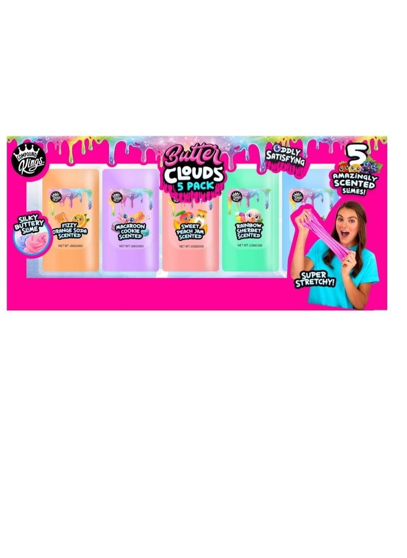 COMPOUND Kings - We Cool Butter Clouds 5pk. Gift for Kids Girls & Boys for 4+ Ages - Image 1