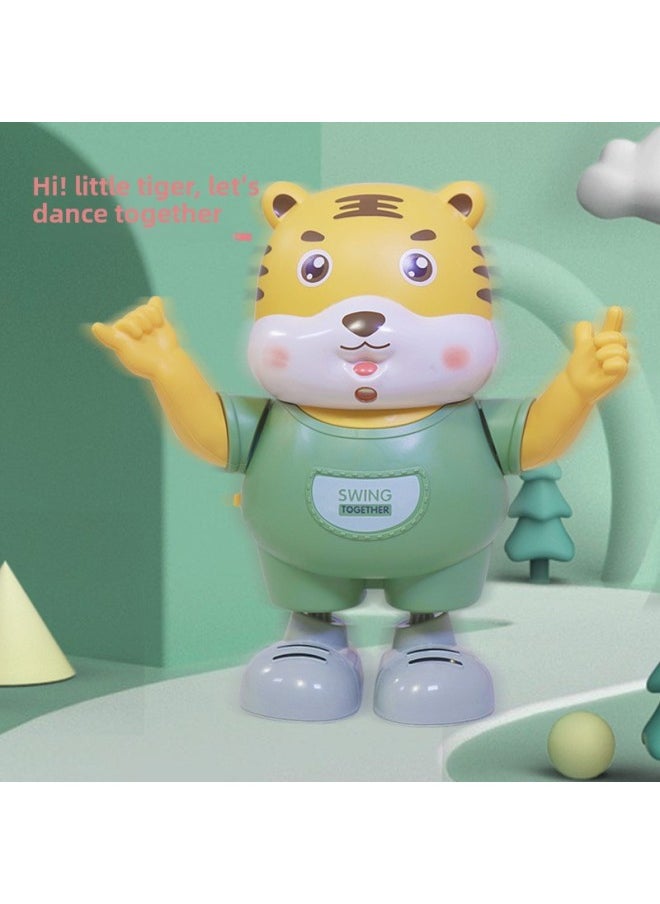 null - Same Style Singing And Dancing Projection Electric Tiger Toy Luminous Projection Head-up Climbing Training Artifact-Color:Red Tiger 36 Gift Box Version-Specifications:Charging Version (charging Bin +3 Rechargeable Batteries) - Image 1