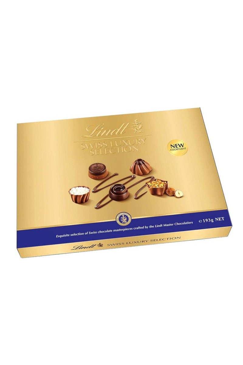 Lindt Swiss Luxury Selection Assorted Chocolate Gift Box 193g - Image 3