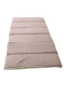 SMART HOME Premium Foam Feel High Density Single Mattress , A soft and comfortable sponge mattress that is foldable and easy to carry with a bag. A multi-use mattress for trips, sleeping, and exercising, and for children, size (190*90*6 cm)  - Image 3