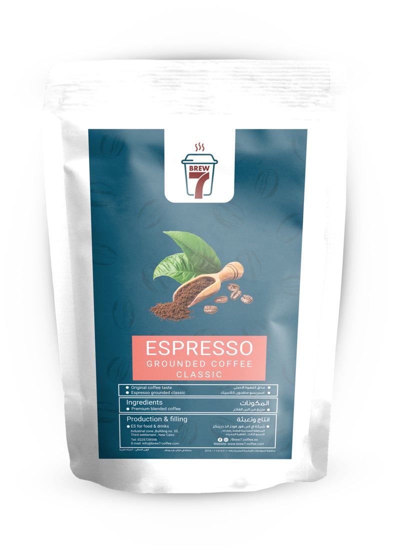 BREW7 - Espresso Grounded Coffee Classic - 1 kg - Image 1