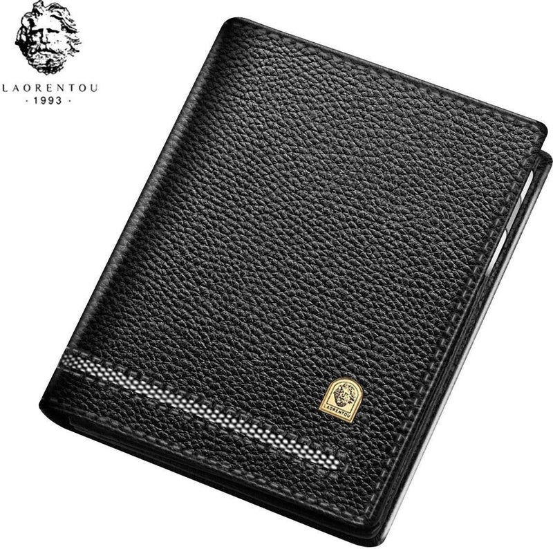 LAORENTOU - Pagano Leather Italian Made Men's Wallet - Men's Card Holder - Image 1