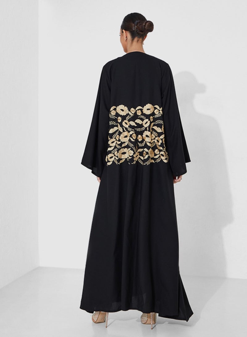 روزيت عباية عباية فرنسية مع تصميم تطريز - Image 3