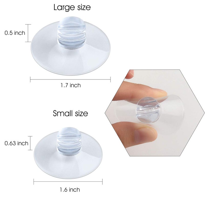 TUPARKA 16Pcs Bathroom Shower Caddy Connectors Suction Cups - Image 2
