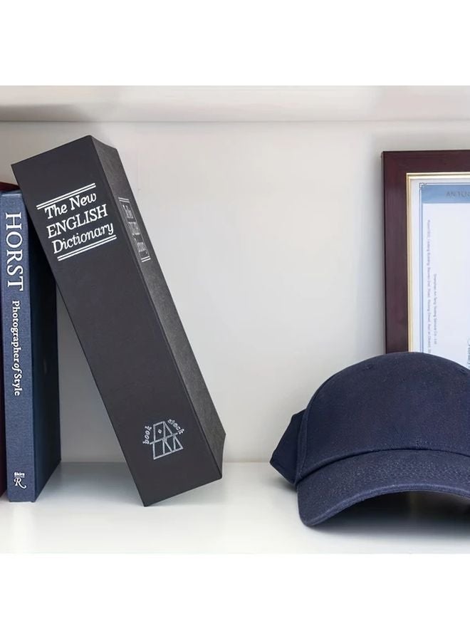 Durable Iron Book Style Safe Box Hidden Compartment For Valuables Red - Image 5