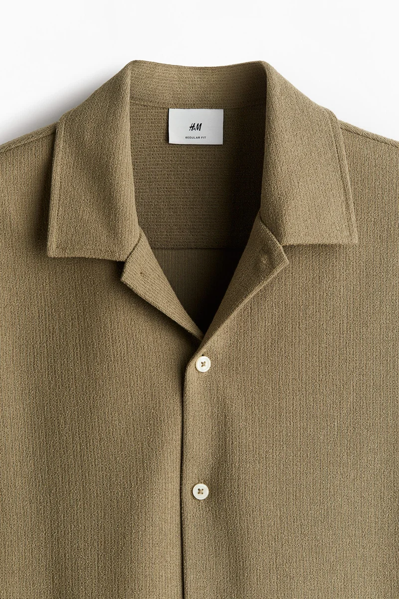 H&M Regular Fit Short-Sleeved Jersey Shirt