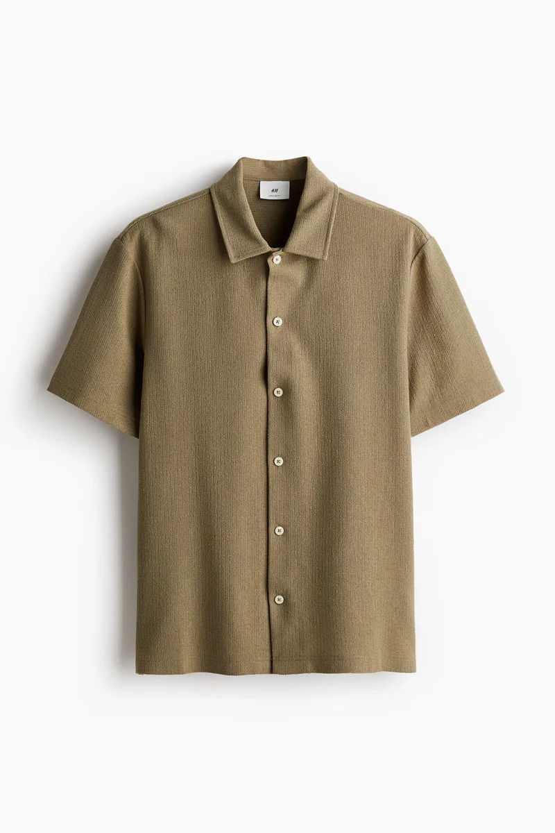 H&M Regular Fit Short-Sleeved Jersey Shirt