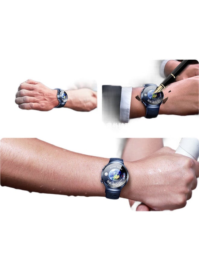 SmartDevil Tempered Glass Screen Protector For Huawei Watch 4, Full Coverage, Anti-Scratch, Shockproof, Hd Clear Glass Watch Protective Film [Watch4 46Mm] 2-Pack - Image 1
