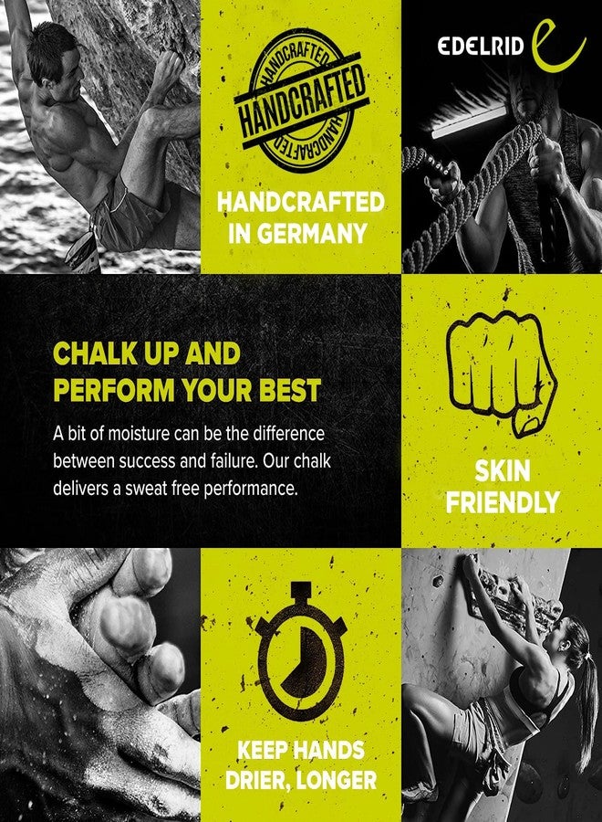 Edelrid Premium Chalk Block for Gym & Bodybuilding Exercises, Rock Climbing,Weightlifting,Art & Craft I Long Lasting Magnesium Carbonate Powder for Better Grip & Overall Performance, 4 x 65 Grams - Image 5