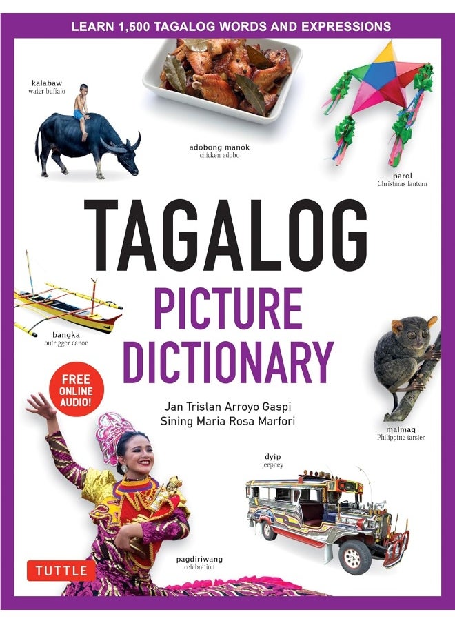 null - Tagalog Picture Dictionary: Learn 1500 Tagalog Words and Expressions - The Perfect Resource for Visual Learners of All Ages (Includes Online Audio) - Image 1