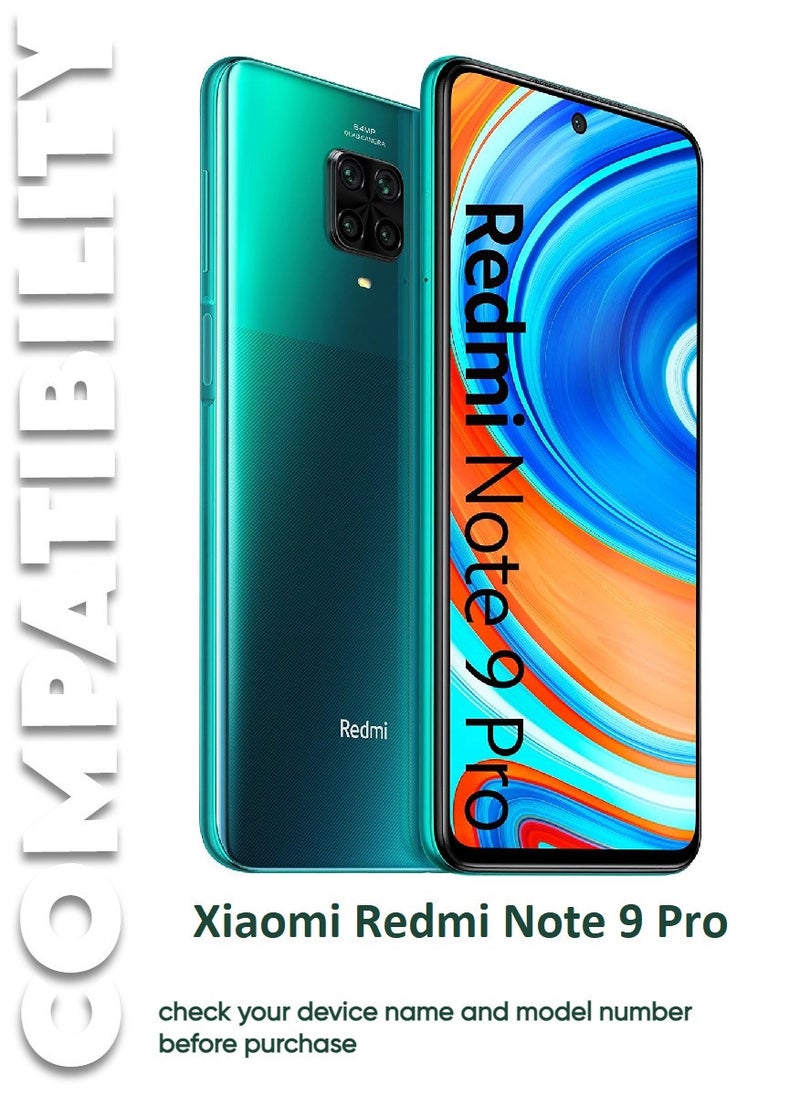 4 Pieces Antistatic ESD Dustproof Premium Quality High Definition Tempered Glass Screen Protector Designed For Xiaomi Redmi Note 9 Pro