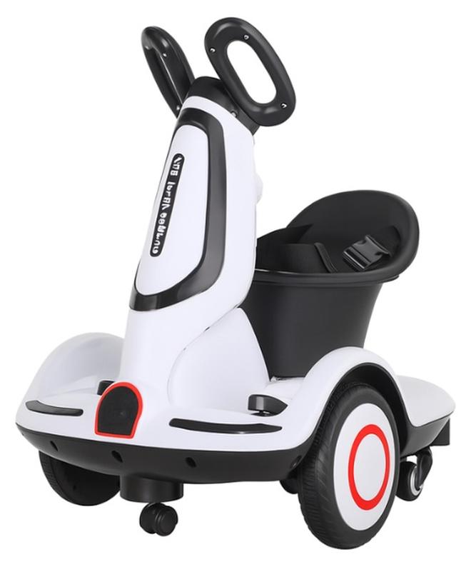 هيومان جوي سكوتر كهربائي للأطفال بأربع عجلات - قيادة ذاتية ذكية مع جهاز تحكم عن بعد، محركان، أضواء LED وموسيقى، بطارية قابلة لإعادة الشحن، هدية مثالية للأطفال الصغار من عمر 1 إلى 6 سنوات. - Image 1