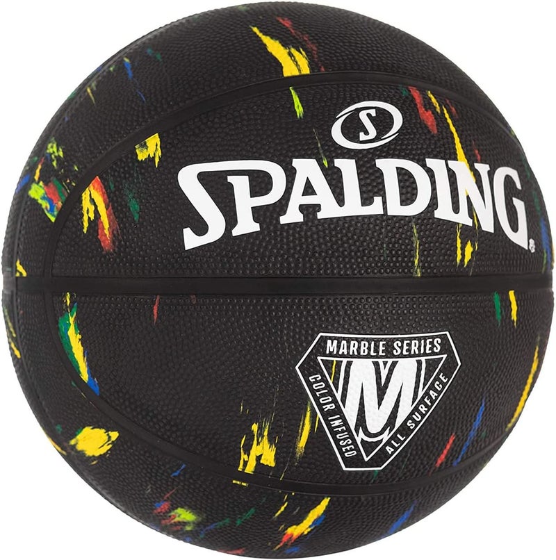 SPALDING Outdoor Rubber Basketballs | Performance Rubber Cover Designed for Outdoor Play | Multiple Sizes & Colors - Image 2