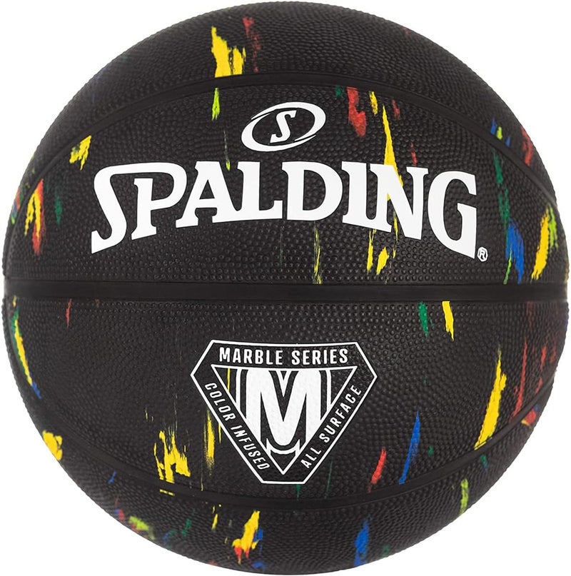 SPALDING Outdoor Rubber Basketballs | Performance Rubber Cover Designed for Outdoor Play | Multiple Sizes & Colors - Image 1