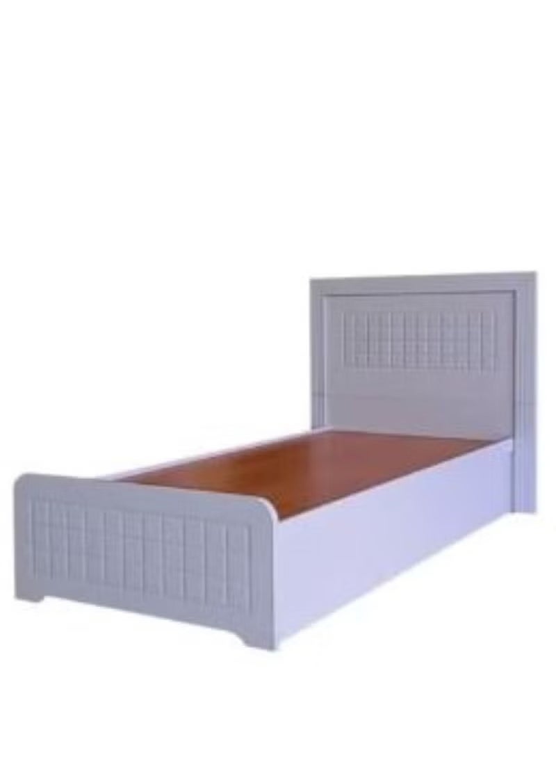 Galaxy Design Galaxy Design Modern Wooden Bed Single Size 90x190 White With Medical Mattress  - Image 1