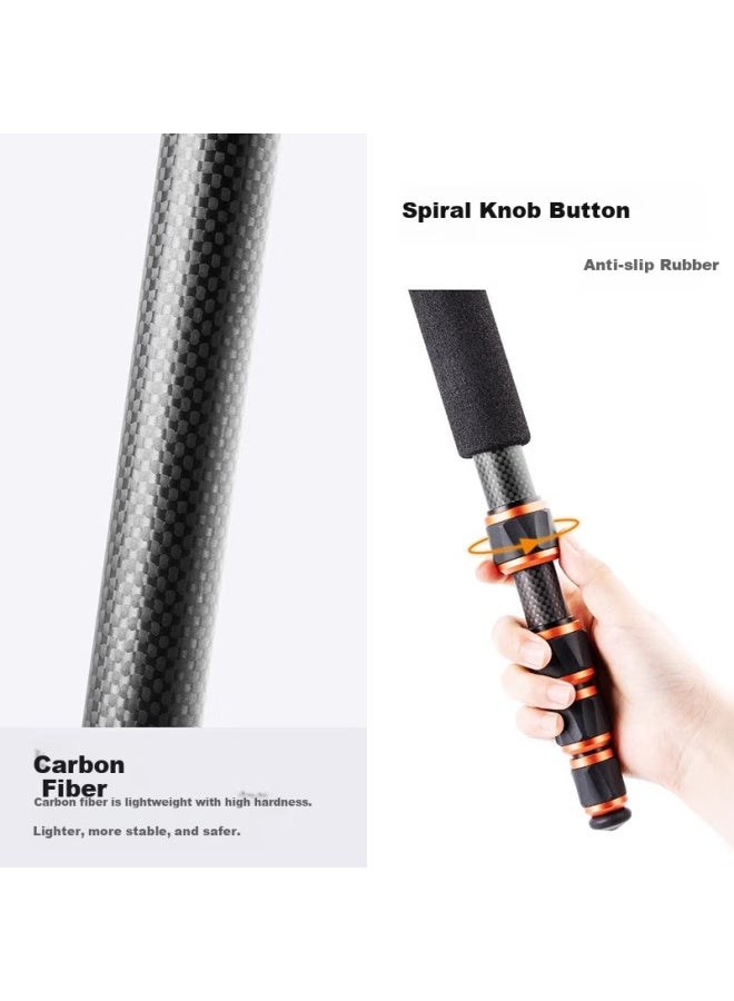 K&f Concept Carbon Fiber Tripod Camera Support Stand Portable Dslr Gimbal Tripod Monopod Outdoor Travel Phone Live Broadcast Photography Camera Monopod Kf09.077v3 - Image 1