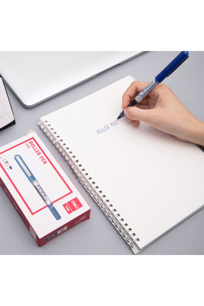 Deli Eq20030 Think 0.5 Mm Roller Pen 12pcs– Ideal For Smooth Writing & Precise Note-taking - Image 4
