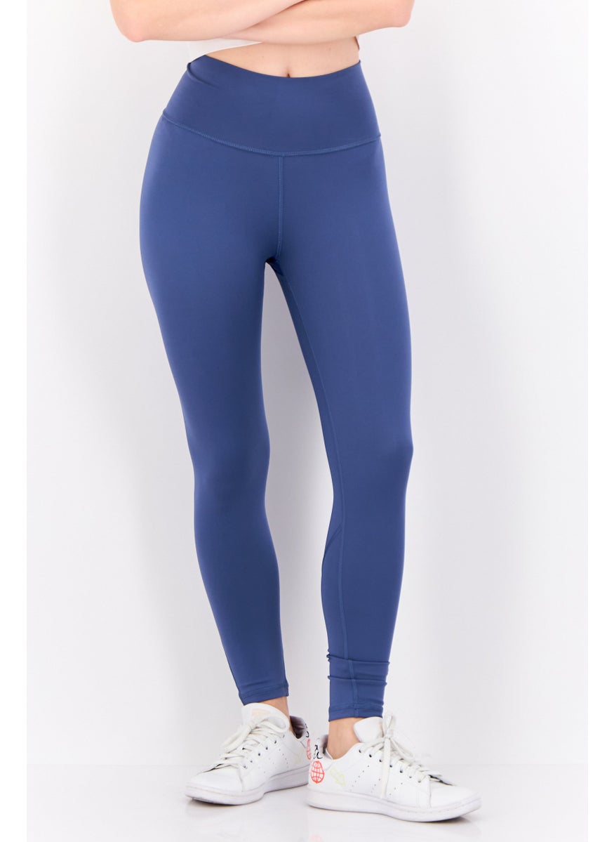 Adidas Women Sportswear Fit Training Leggings, Blue  - Image 1