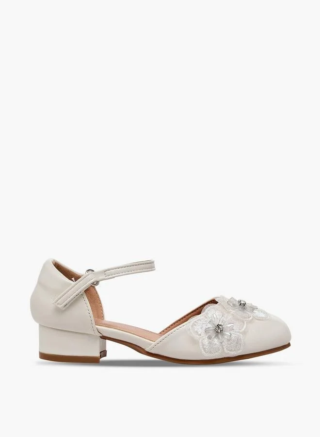 فلورا بيلا من شو إكسبرس Girls Block Heel Ballerina Shoes