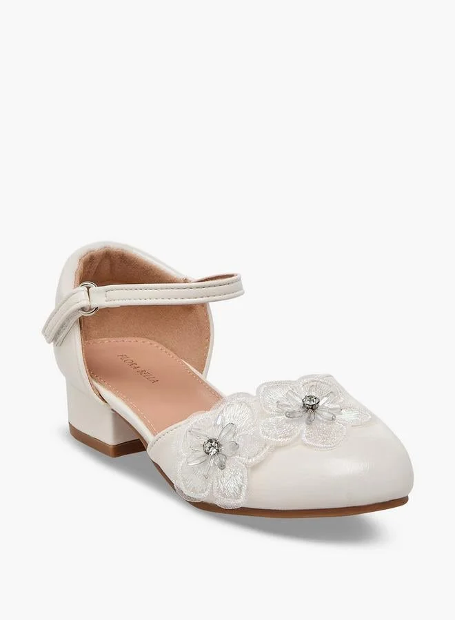 فلورا بيلا من شو إكسبرس Girls Block Heel Ballerina Shoes
