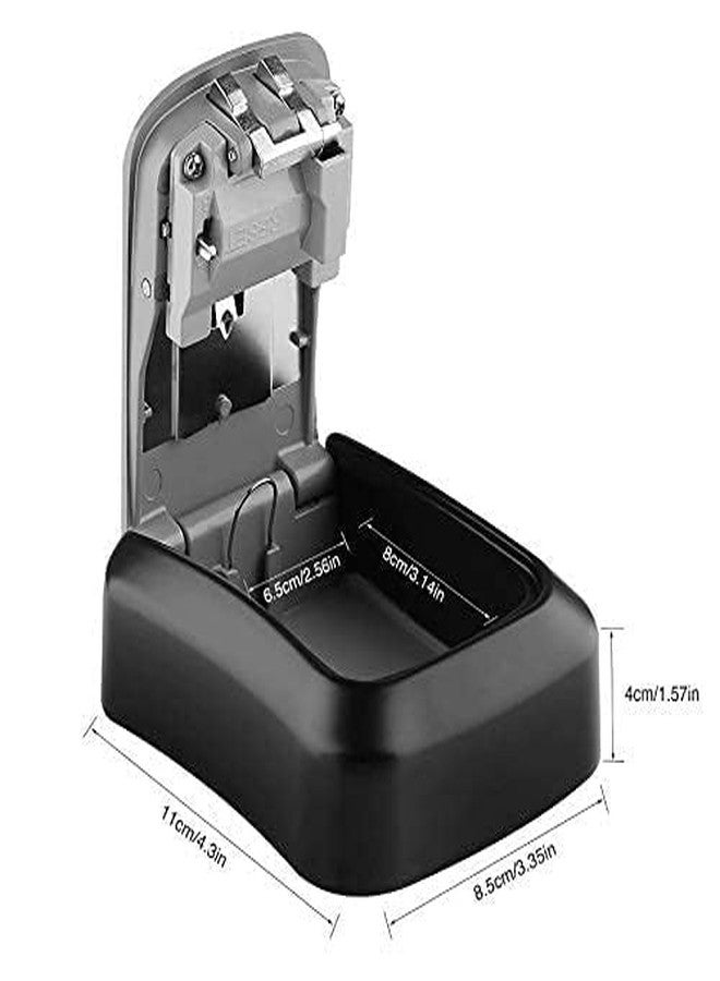 Vroxy Safe and Spacious Wall-Mounted Key Safe - Waterproof and Windproof Metal Lock Box, 4-Digit Password, Suitable for Home Keys, (1Pcs) - Image 3