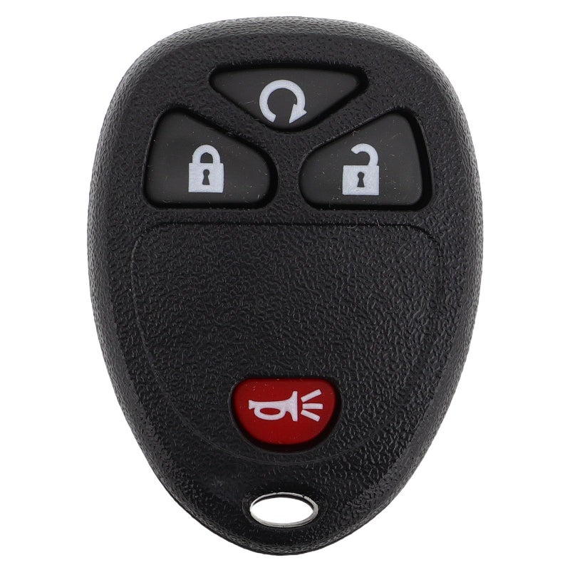 Luxshiny Black Plastic Car Key Fob Cover Replacement Compatible Sedan SUV Models - Image 2