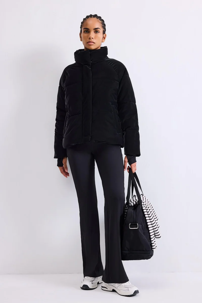 Defacto  Regular Fit Faux Leather Jacket for Women | Best Price UAE