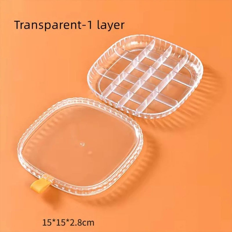 Multipurpose Jewelry Storage Box, Acrylic Jewelry Boxes Dresser Organizer for Earring Necklace Display, Jewelry Storage Boxes for Women, Dresser Organizer and Storage (Transparent) - Image 2