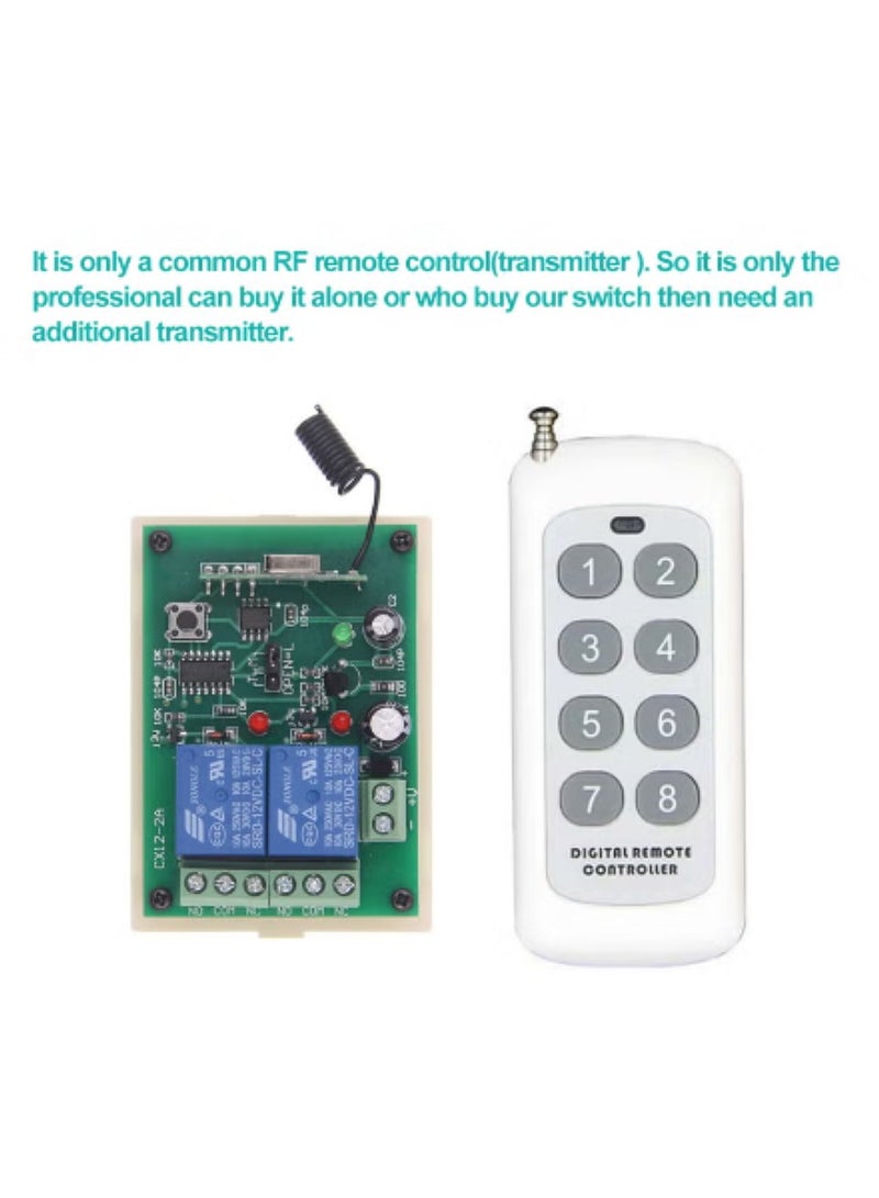 1000m Long Range Distance High Power 1CH Wireless Remote Control Transmitter White  - Image 5