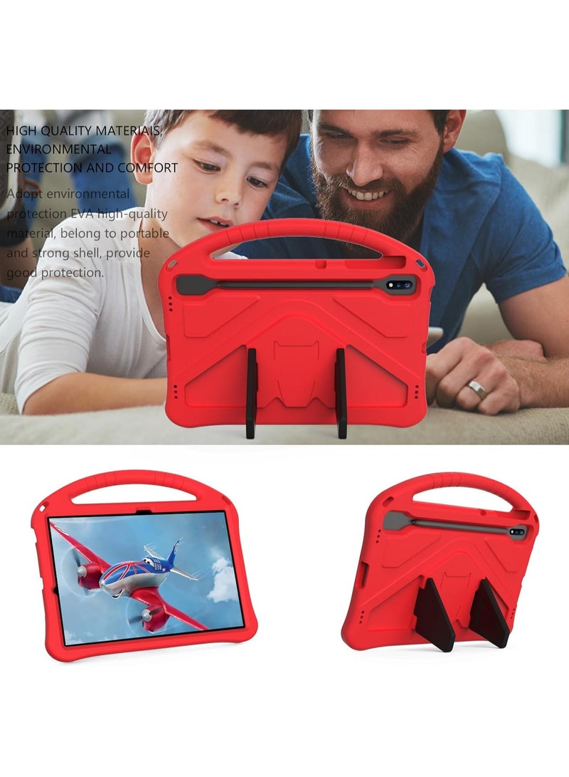 general Samsung Galaxy Tab S9 Plus 12.4inch 2023 Tablet Case for Kids - Durable Lightweight EVA Shockproof Protective Handle Stand Cover for Galaxy Tab S9 Plus - Image 5