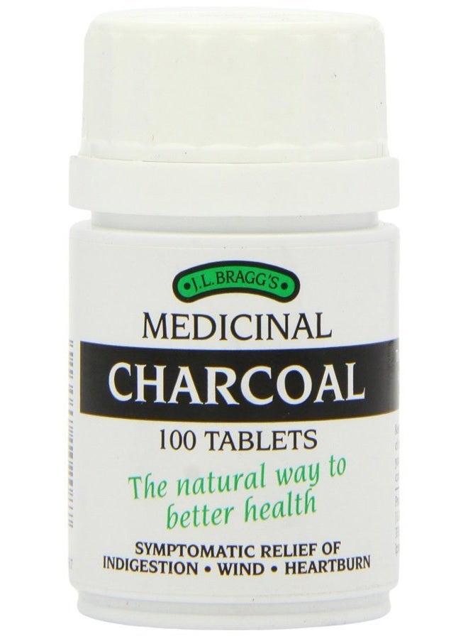 Bragg 's Medicinal Charcoal 100 Tablets - Image 1