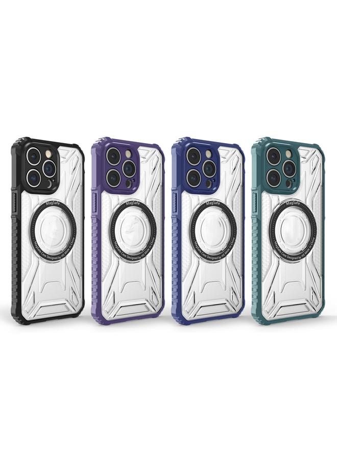 S-TOP Case For iPhone 15 Double-sided Non-slip PC+TPU Magsafe Magnetic Phone Case - Image 2