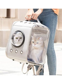Portable Transparent Capsule Pet Cat Dog Kitty Puppy Backpack
