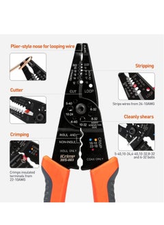 Generic Multipurpose Stripper, Crimper, Cutter, 5-in-1 Compact Electricians Pliers Cable Strippers, Home Repair Tool  - Image 2