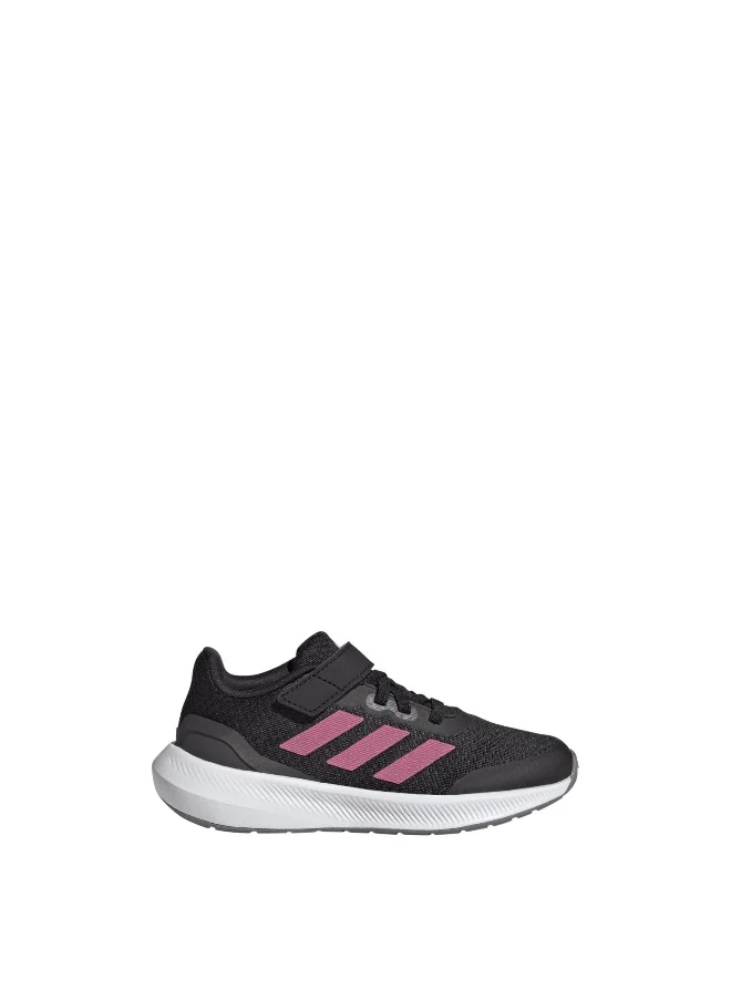 اديداس adidas Runfalcon 3.0 El K Black Running Shoes 10K