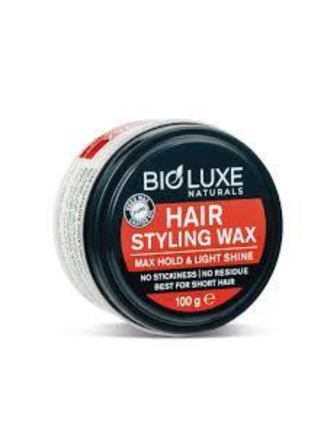 بيو بايو لوكس شمع تصفيف الشعر ناتشورالز، أقصى ثبات ولمعان خفيف، 100 غرام