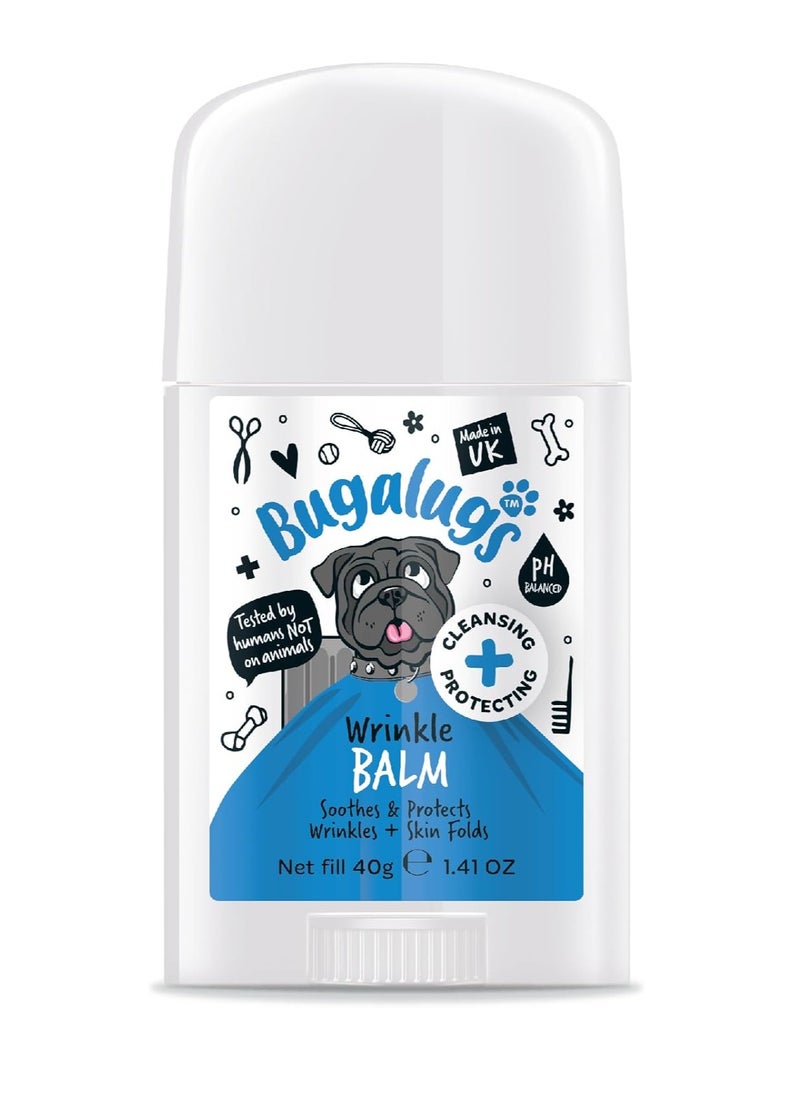 BUGALUGS - Nose and Paw Balm for Bulldogs French Bulldogs wrinkly dogs and cats For itchy wrinkle folds paws and nose anti itch and itchy dog skin relief Great itch remedies for dogs 40g Stick - Image 1