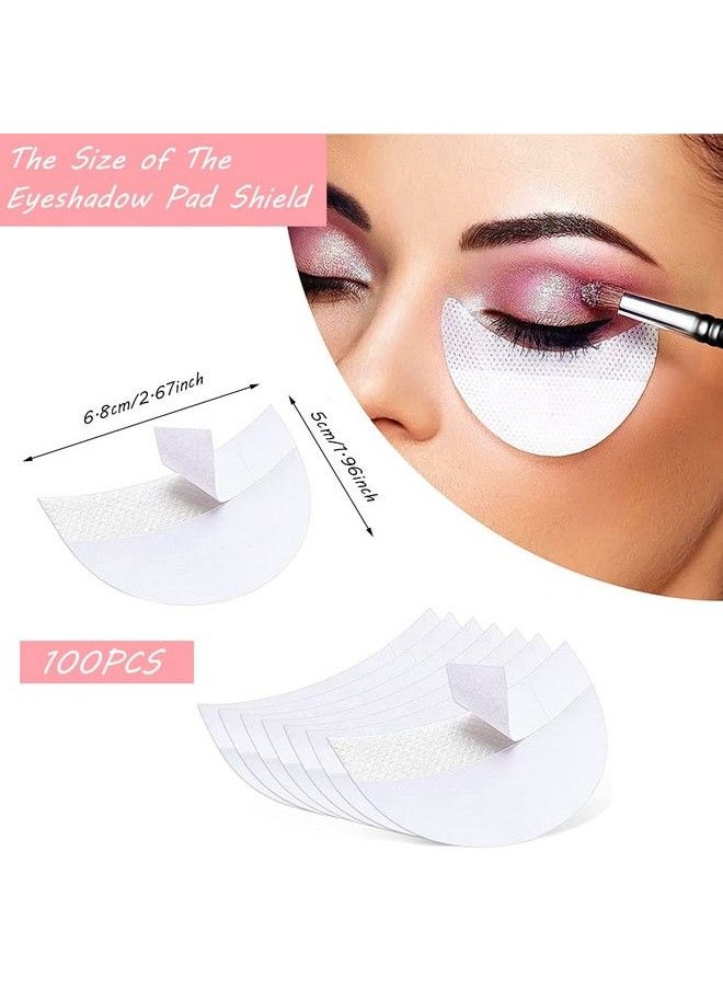 maycreate - 100 Pcs Eyeshadow Shields Under Eye Patch Professional Makeup Eye Shadow Pads Stencils Eye Tips Sticker Lint Free Eyeshadow Patches For Eyelash Extensions Sticker/Lip Makeup - Image 1