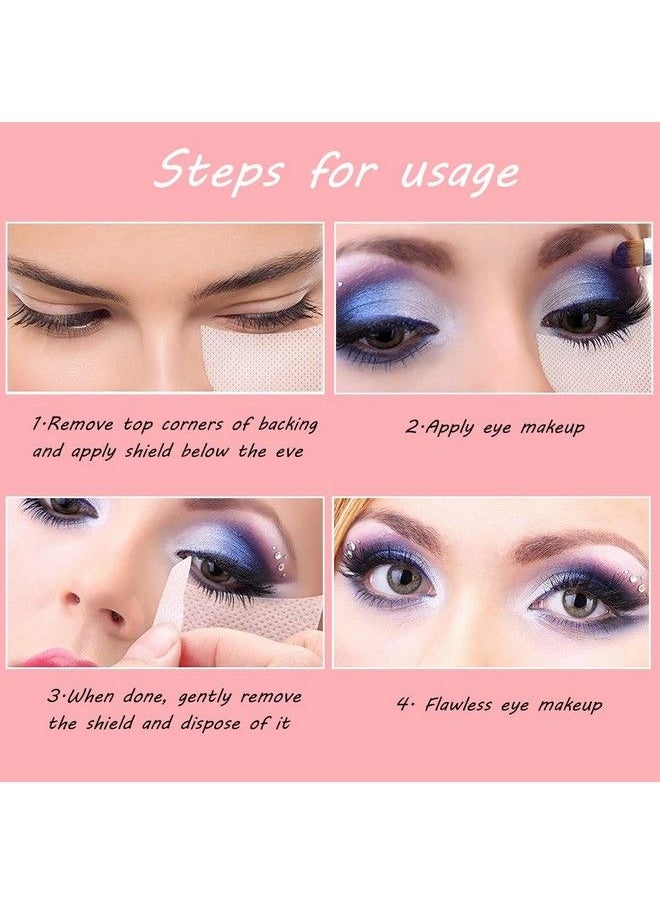 maycreate - 100 Pcs Eyeshadow Shields Under Eye Patch Professional Makeup Eye Shadow Pads Stencils Eye Tips Sticker Lint Free Eyeshadow Patches For Eyelash Extensions Sticker/Lip Makeup - Image 1