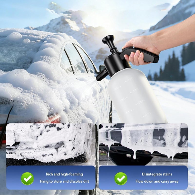 Foam Sprayer - Handheld Car Foamer Washer, Adjustable Pressurized Soap Sprayer for Truck Motorcycle Suv Vehicles Garden Home Outdoor | Portable Cleaning and Washing Accessories - Image 4