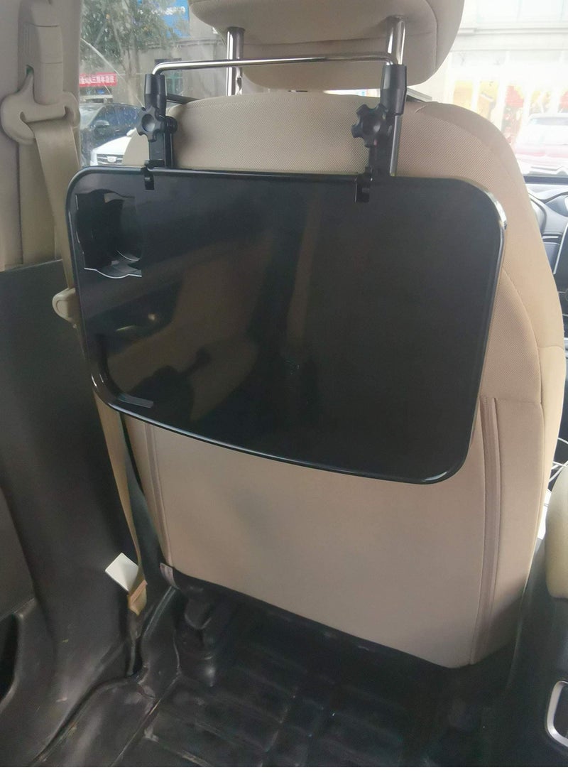 Y&D Car Steering Wheel Laptop Tray Portable Hanging Auto Lunch Desk Table Mate Foldable Vehicle Back Seat for Food/Drink/Notebook/Cup Holder  - Image 4