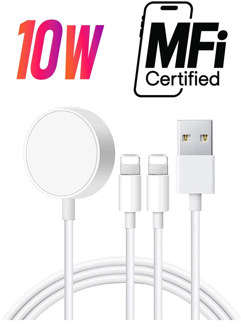3-in-1 Apple Magnetic Mobile Phone/Watch Wireless Charger  - Image 1
