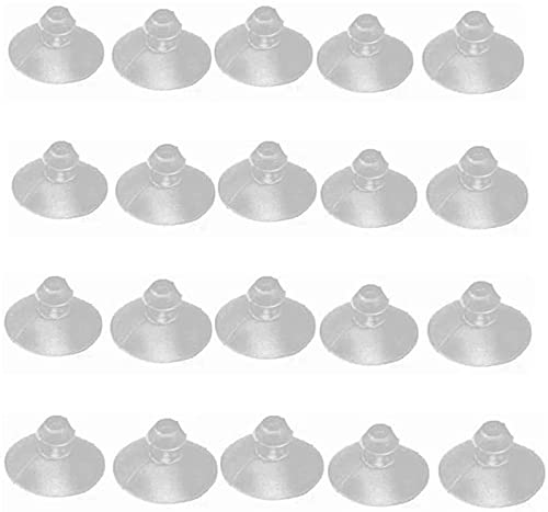 GDQLCNXB 20PCS 18mm07 أكواب شفط شفافة مضادة للتصادم لزجاج الأثاث