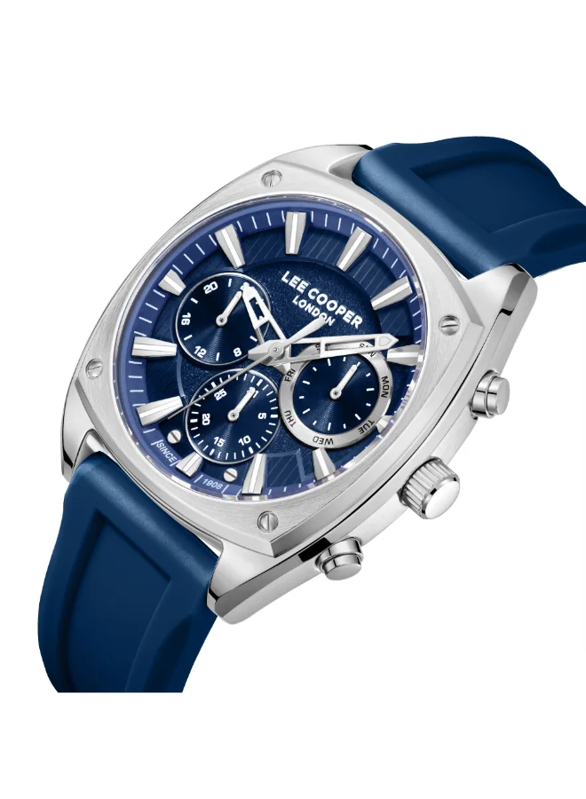 Lee Cooper Men's Silicone Multi Function Watch LC08237.399 - 43x50,5 mm