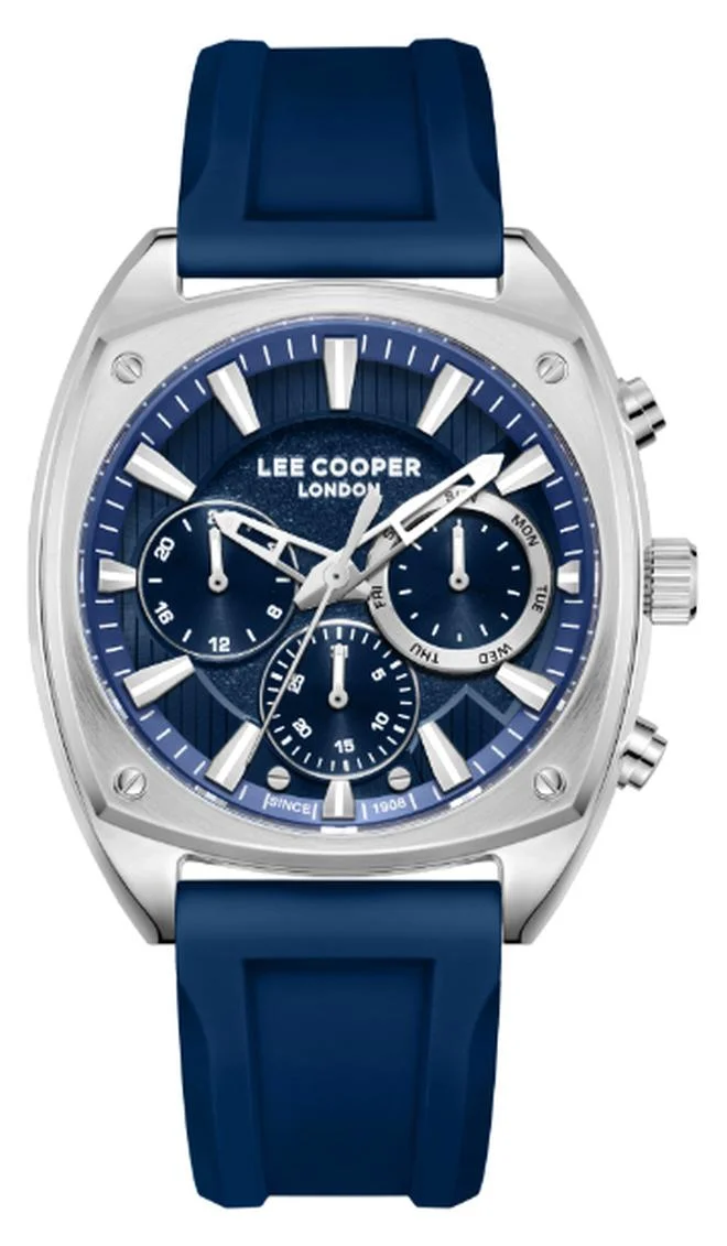 Lee Cooper Men's Silicone Multi Function Watch LC08237.399 - 43x50,5 mm