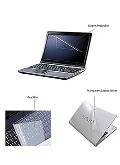 Generic Transparent stickers to protect the back screen of the laptop keyboard 4×1  - Image 3