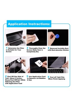 Generic Transparent stickers to protect the back screen of the laptop keyboard 4×1  - Image 5
